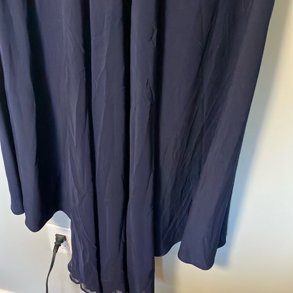 NWT Xscape Embellished Tan Crop Top + Skirt with Train Two Piece Set - Picture 10 of 11